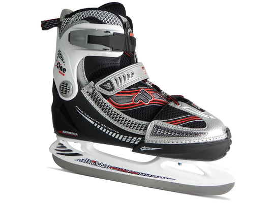 Bauer Fila x one ice verstelbaar zwart/rood